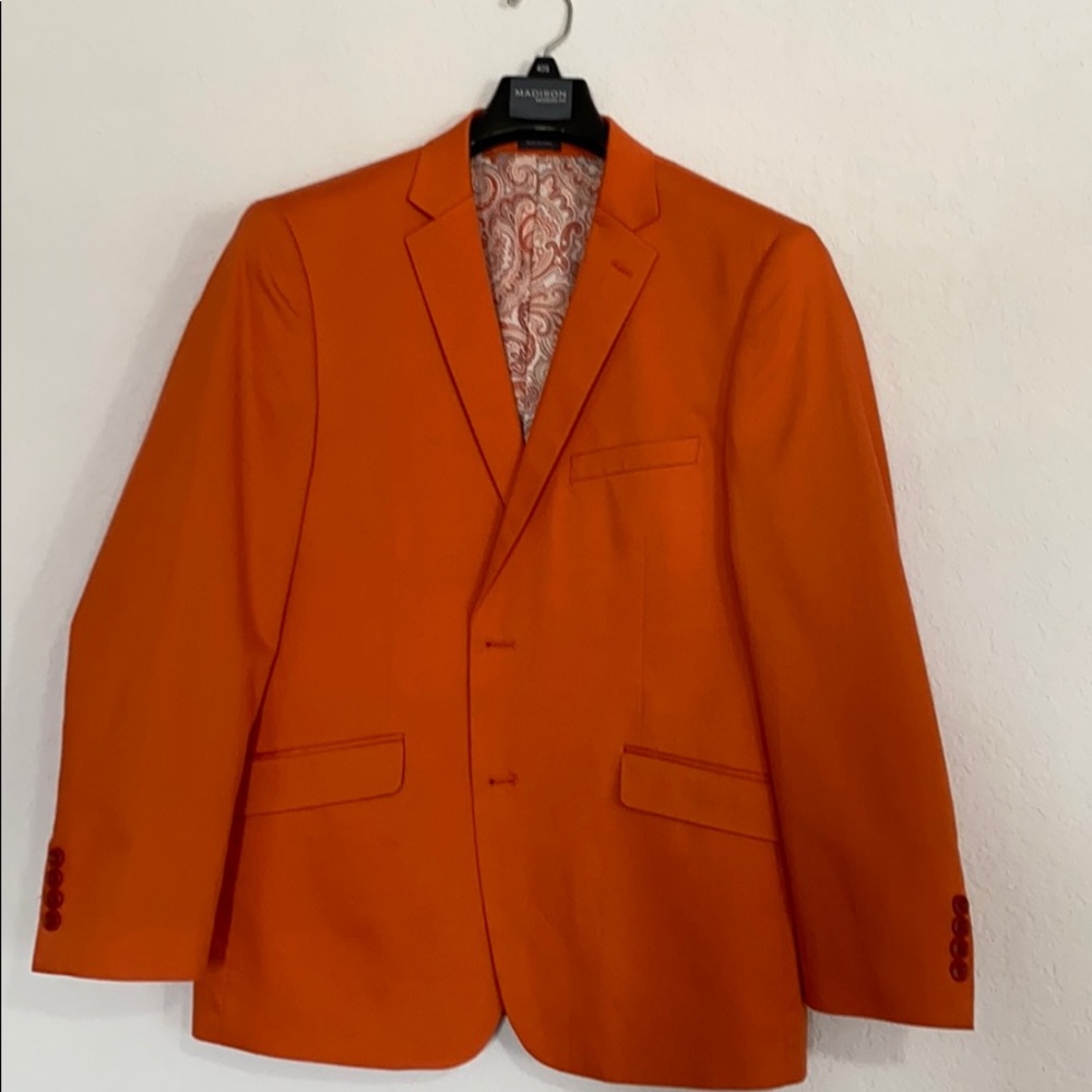 Madison Orange Sport Coat Blazer